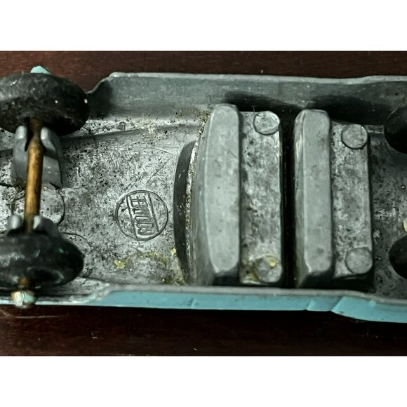 Vintage Goodee 1950's Metal Diecast Teal Cadillac Convertible 3" - Picture 11 of 12